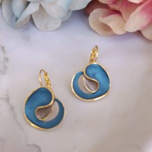 Aretes italianos "chocciola 2" vincenza de lucca